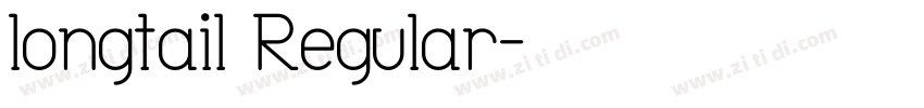 longtail Regular字体转换